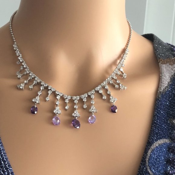 Crystal necklace - Picture 3 of 16